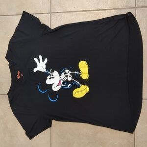 Disney Mickey Mouse Skeleton Halloween Tshirt Size XL